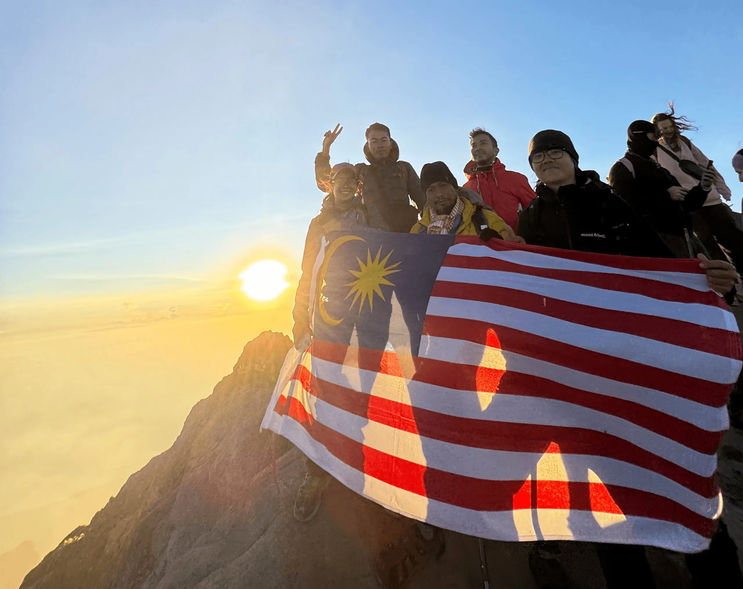 Meet some Malaysian hikers on the summit